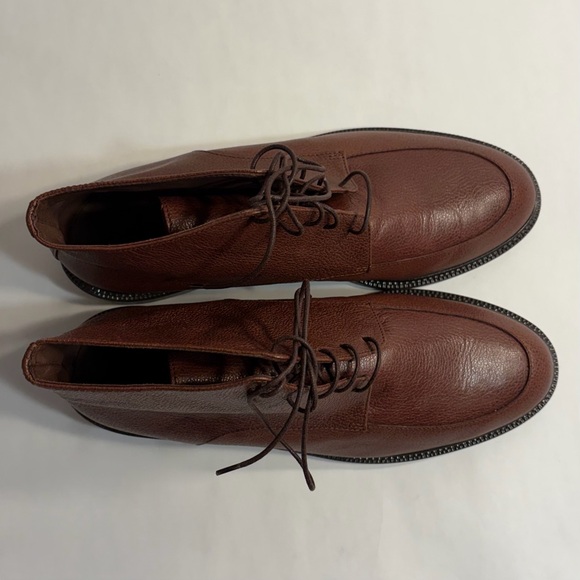 NIB Vintage Eddie Bauer Made in Italy Tumbled Leather Chukka Boots Women's 9 M - Picture 10 of 16